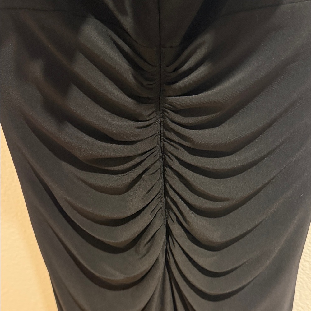 Xscape Black Strapless Ruffle Dress - Picture 10 of 10